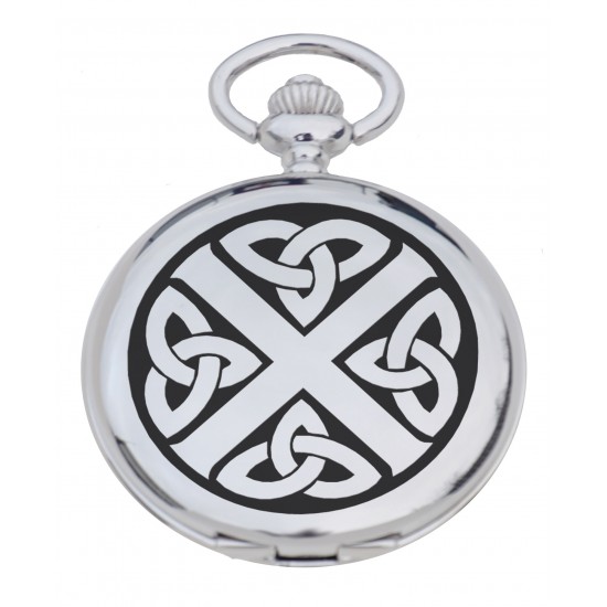 PW CS - Celtic Saltire Engraved Pocket Watch PW CS - Celtic Saltire Engraved Pocket Watch