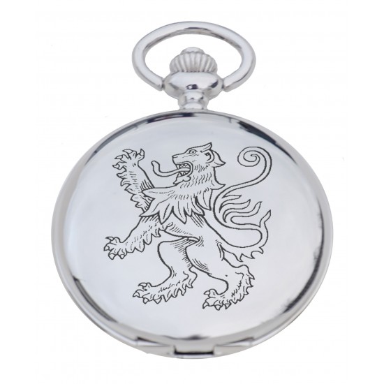 PW LR - Lion Rampant Engraved Pocket Watch PW LR - Lion Rampant Engraved Pocket Watch