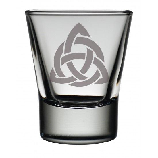 TOT CI - Dram Glass Celtic Interlace TOT CI - Dram Glass Celtic Interlace