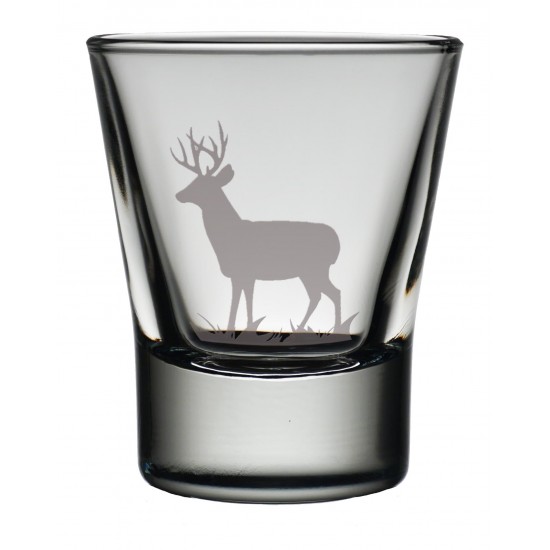 TOT ST - Dram Glass Stag