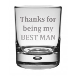 WG BM - Whisky Tumbler 'Best Man'