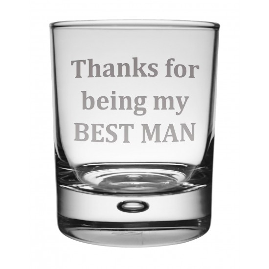 WG BM - Whisky Tumbler 'Best Man' WG BM - Whisky Tumbler 'Best Man'
